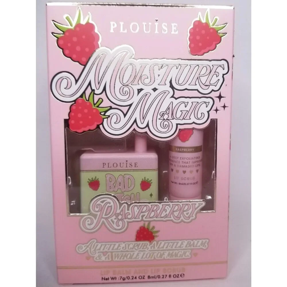 P.Louise - Moisture For Miles Bad B❤︎tch Lip Balm and Lip Scrub - Raspberry